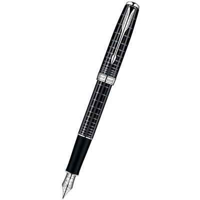 Parker Перьевая ручка Parker Sonnet F531 Dark Grey Laquer Ct Parker S0912390