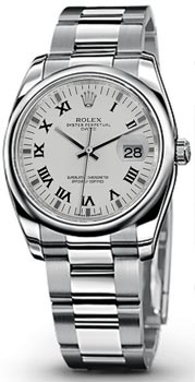 Часы Rolex Datejust 34 115200_silver_roman