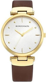 

женские часы Romanson RL0B12LLG(WH). Коллекция Leather