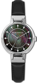 

женские часы Romanson RL0B15LLW(BK). Коллекция Leather