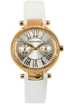 

женские часы Romanson RL2612QLG(WH)WH. Коллекция Giselle