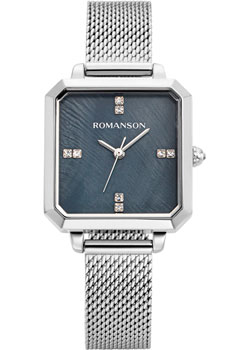 женские часы Romanson RM0B14LLW(BK). Коллекция Giselle женские часы Romanson RM0B14LLW(BK). Коллекция Giselle - фото 1