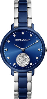 женские часы Romanson RM9A14LLU(BU). Коллекция Giselle женские часы Romanson RM9A14LLU(BU). Коллекция Giselle - фото 1