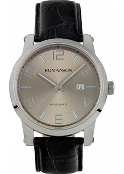 

мужские часы Romanson TL0334MW(GR). Коллекция Adel