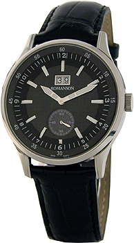 

мужские часы Romanson TL4131SMW(BK). Коллекция Leather