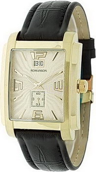 

мужские часы Romanson TL5140SMG(GD). Коллекция Leather