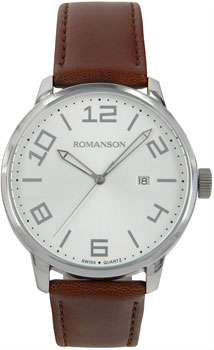 

мужские часы Romanson TL8250BMW(WH). Коллекция Leather