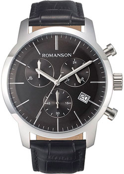 

мужские часы Romanson TL8A19HMW(BK). Коллекция Adel