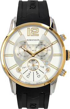мужские часы Romanson TL9213HMC(WH). Коллекция Active мужские часы Romanson TL9213HMC(WH). Коллекция Active - фото 1