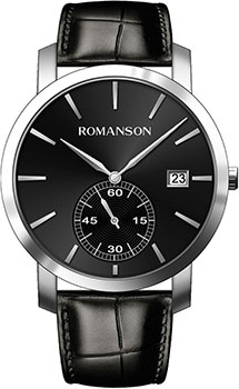 мужские часы Romanson TL9A26MMMW(BK). Коллекция Adel мужские часы Romanson TL9A26MMMW(BK). Коллекция Adel - фото 1