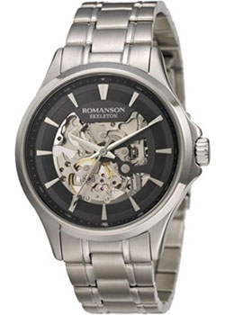 

мужские часы Romanson TM4222RMW(BK). Коллекция Skeleton