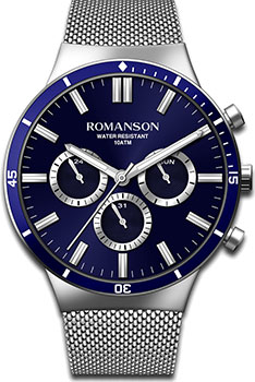 

мужские часы Romanson TM9A20FMW(BU). Коллекция Adel