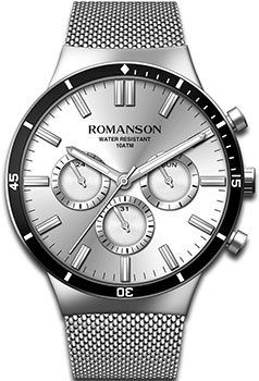 мужские часы Romanson TM9A20FMW(WH). Коллекция Adel мужские часы Romanson TM9A20FMW(WH). Коллекция Adel - фото 1
