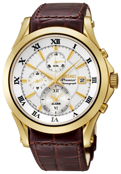 

Японские наручные мужские часы Seiko SNAF22J1. Коллекция Premier