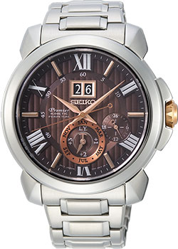 

Японские наручные мужские часы Seiko SNP157P1. Коллекция Premier
