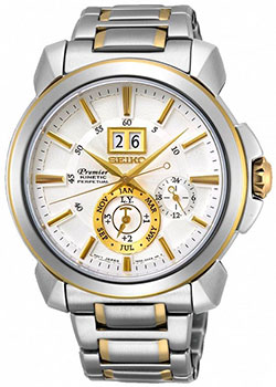 

Японские наручные мужские часы Seiko SNP166P1. Коллекция Premier