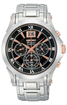 

Японские наручные мужские часы Seiko SPC064J1. Коллекция Premier