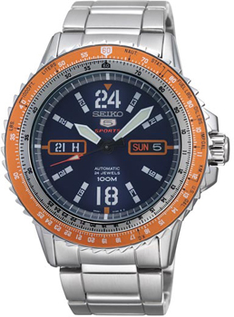 

Японские наручные мужские часы Seiko SRP351K1. Коллекция Seiko 5 Sports
