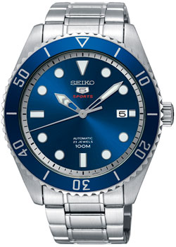 

Японские наручные мужские часы Seiko SRPB89K1. Коллекция Seiko 5 Sports