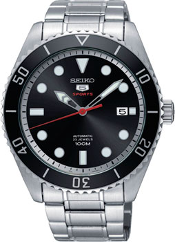 

Японские наручные мужские часы Seiko SRPB91K1. Коллекция Seiko 5 Sports