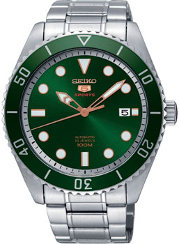 

Японские наручные мужские часы Seiko SRPB93K1. Коллекция Seiko 5 Sports