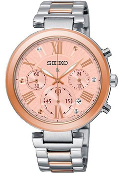 

Японские наручные женские часы Seiko SRW788P1. Коллекция Lukia