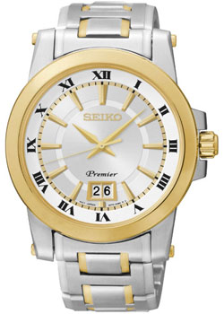 

Японские наручные мужские часы Seiko SUR016P1. Коллекция Premier