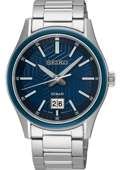Японские наручные  мужские часы Seiko SUR559P1. Коллекция Discover More