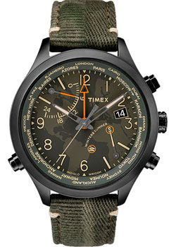 

мужские часы Timex TW2R43200VN. Коллекция The Waterbury World Time