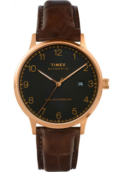 

мужские часы Timex TW2T70100YL. Коллекция Waterbury Automatic