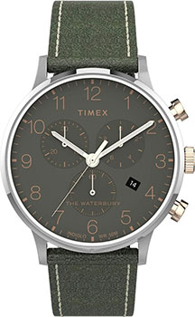 

мужские часы Timex TW2T71400VN. Коллекция The Waterbury Classic Chronograph