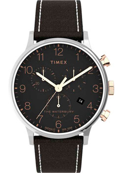 мужские часы Timex TW2T71500. Коллекция Waterbury Chrono - фото 1