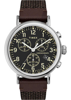мужские часы Timex TW2U89300. Коллекция Standard Chronograph - фото 1