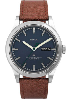 

мужские часы Timex TW2U91000. Коллекция Waterbury Traditional Automatic