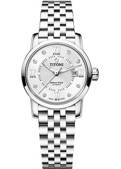 

Швейцарские наручные женские часы Titoni 23538-S-099. Коллекция Space Star