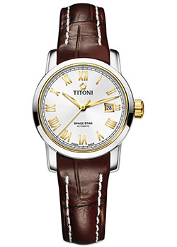 

Швейцарские наручные женские часы Titoni 23538-SY-ST-561. Коллекция Space Star