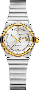 Швейцарские наручные  женские часы Titoni 23751-SY-629. Коллекция Impetus - фото 1