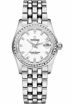 

Швейцарские наручные женские часы Titoni 729-S-307. Коллекция Cosmo Queen