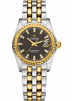 

Швейцарские наручные женские часы Titoni 729-SY-542. Коллекция Cosmo Queen
