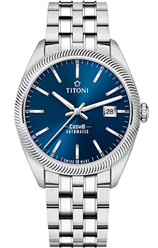 

Швейцарские наручные мужские часы Titoni 878-S-612. Коллекция Cosmo