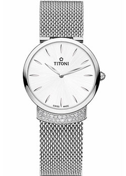 

Швейцарские наручные женские часы Titoni TQ-42912-S-590. Коллекция Mademoiselle by Titoni