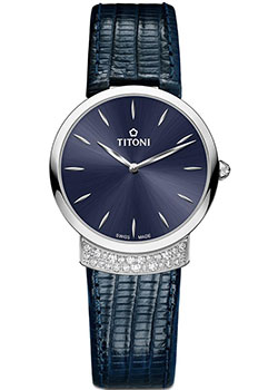 Швейцарские наручные  женские часы Titoni TQ-42912-S-ST-591. Коллекция Mademoiselle by Titoni