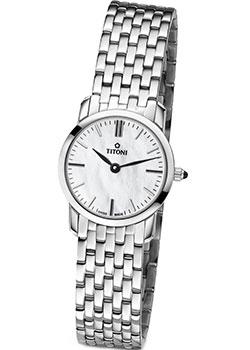 

Швейцарские наручные женские часы Titoni TQ-42918-S-587. Коллекция Slenderline