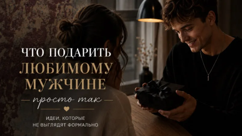 Что подарить любимому мужчине просто так: идеи, которые не выглядят формально