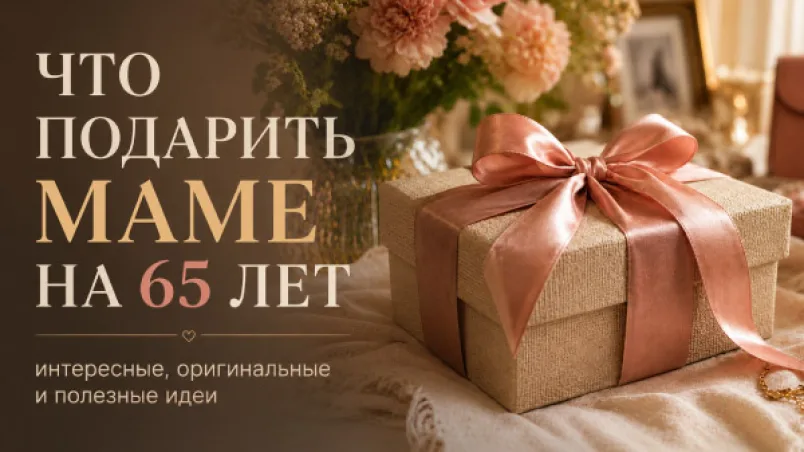 Что подарить маме на 65 лет: интересные, оригинальные и полезные идеи