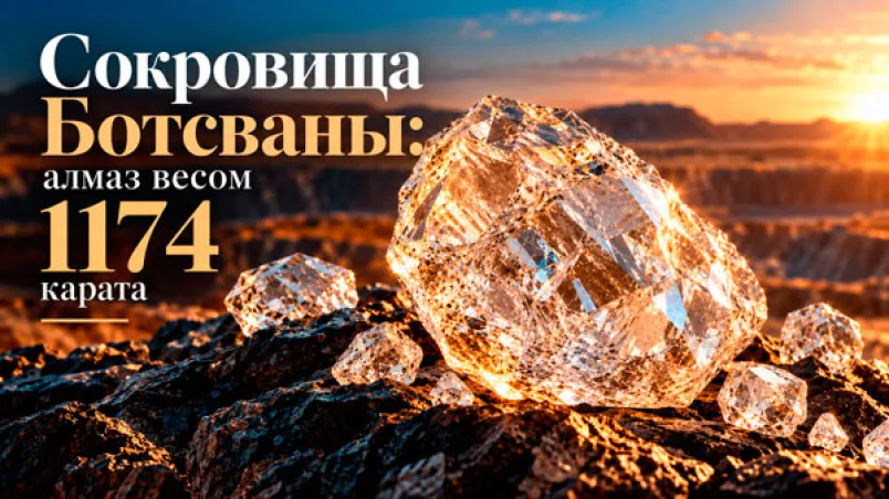 Сокровища Ботсваны: алмаз весом 1174 карата