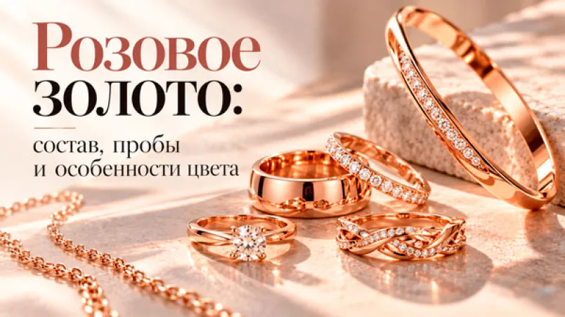 Розовое золото: состав, пробы и особенности цвета
