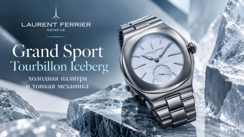 Laurent Ferrier Grand Sport Tourbillon Iceberg — турбийон в титановом корпусе