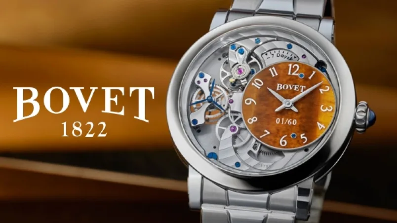 Bovet Recital 12: искусство времени в малахите и тигровом глазе