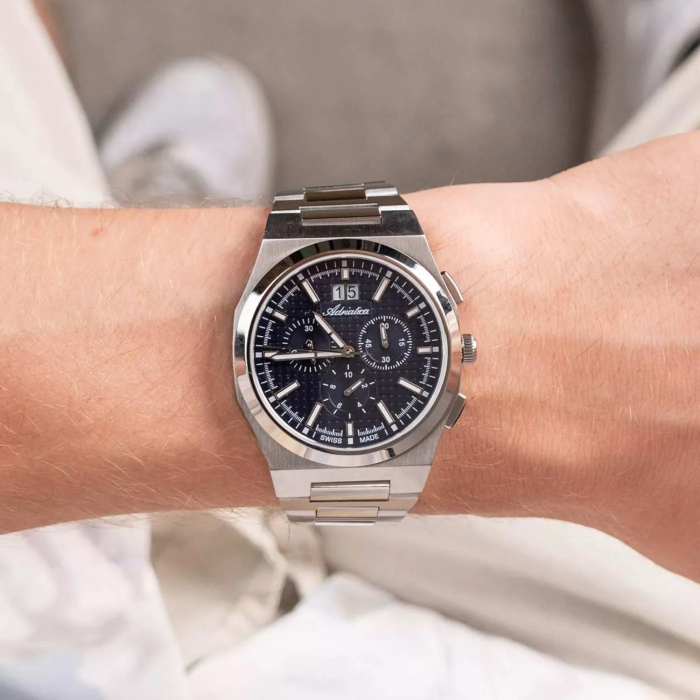 Часы Мужские Adriatica Chronograph 8326.5115CH, фото 4